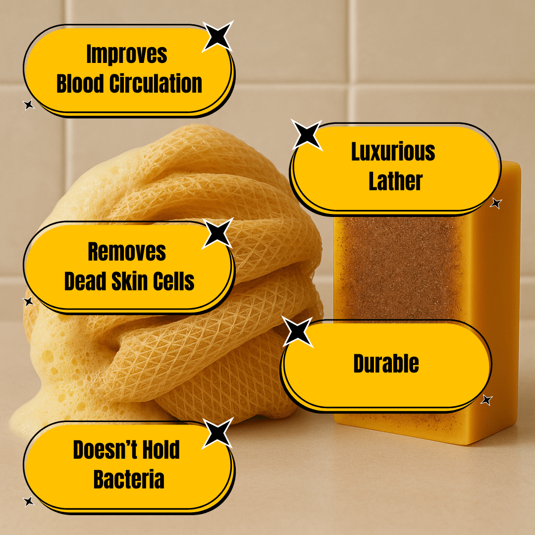 African Exfoliating Net Sponge