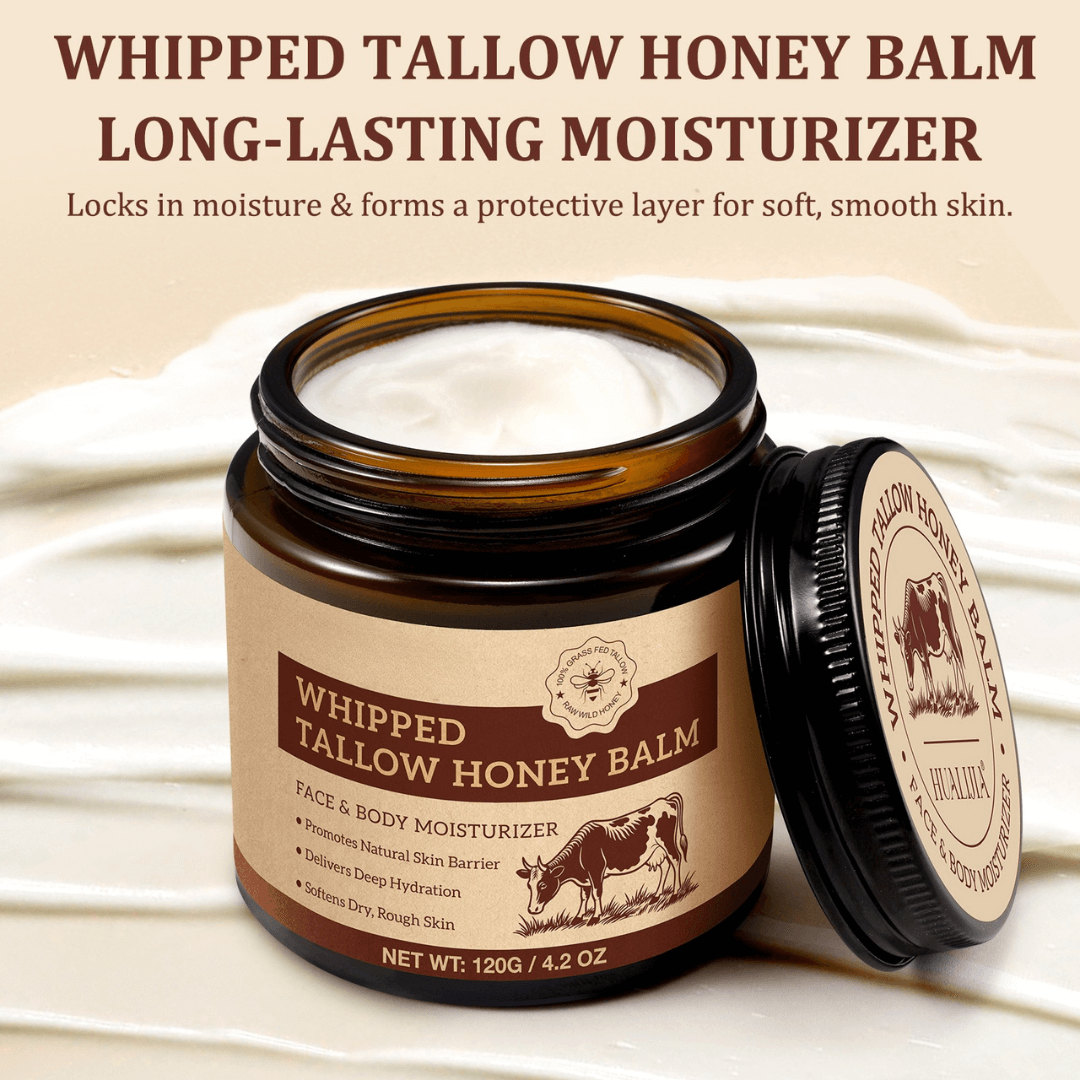 Whipped Tallow Honey Balm – Deep Moisture for Face & Body