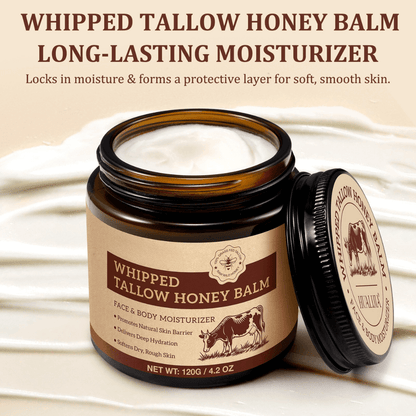 Whipped Tallow Honey Balm – Deep Moisture for Face & Body