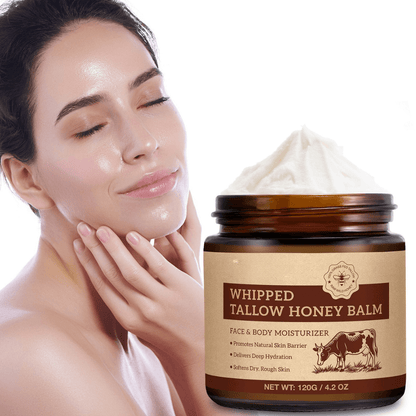 Whipped Tallow Honey Balm – Deep Moisture for Face & Body