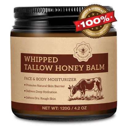 Whipped Tallow Honey Balm – Deep Moisture for Face & Body