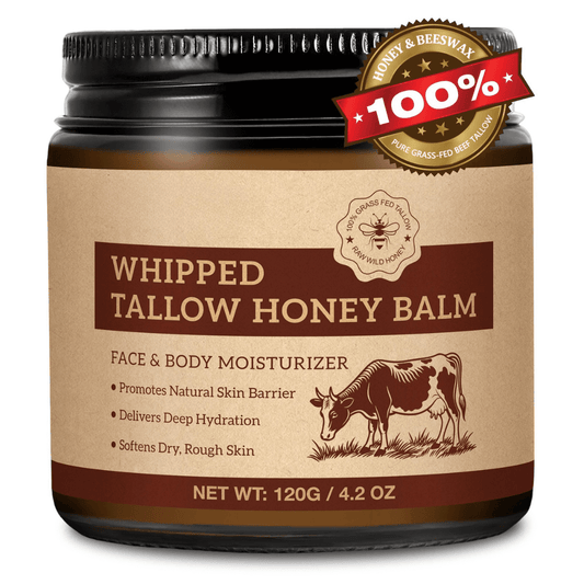 Whipped Tallow Honey Balm – Deep Moisture for Face & Body