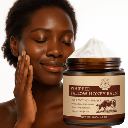 Whipped Tallow Honey Balm – Deep Moisture for Face & Body